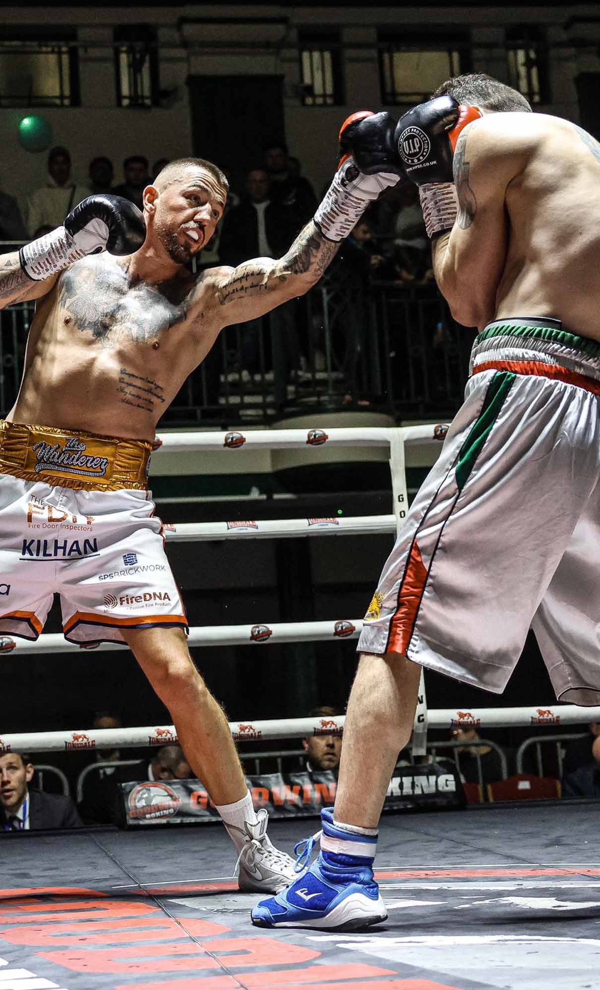 Jordan Reynolds during boxing match Jordan Reynolds during boxing match